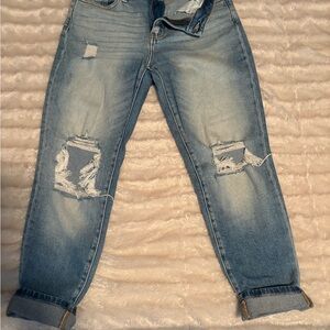 KanCan Women's Straight Leg Jeans - Light Blue